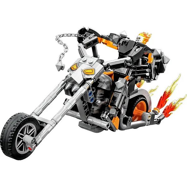 Moto Mecânica do Ghost Rider - Lego Marvel 76245 com 264 Peças