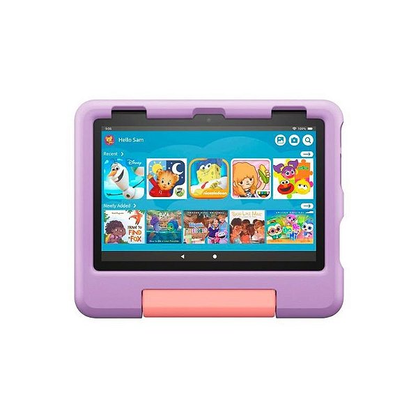Tablet Amazon Fire HD 8 Kids 32GB - Roxo, Tela de 8 Polegadas, Ideal para Crianças