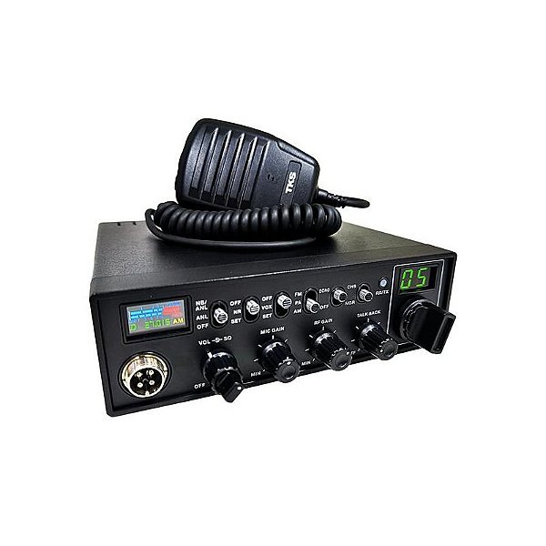 Rádio PX TKS 29 Pro Classic - 480 Canais AM/FM - Preto Profissional