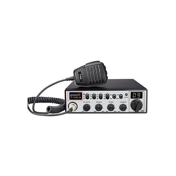Rádio PX TKS 29 Pro Classic - 480 Canais - AM/FM - Cor Prata