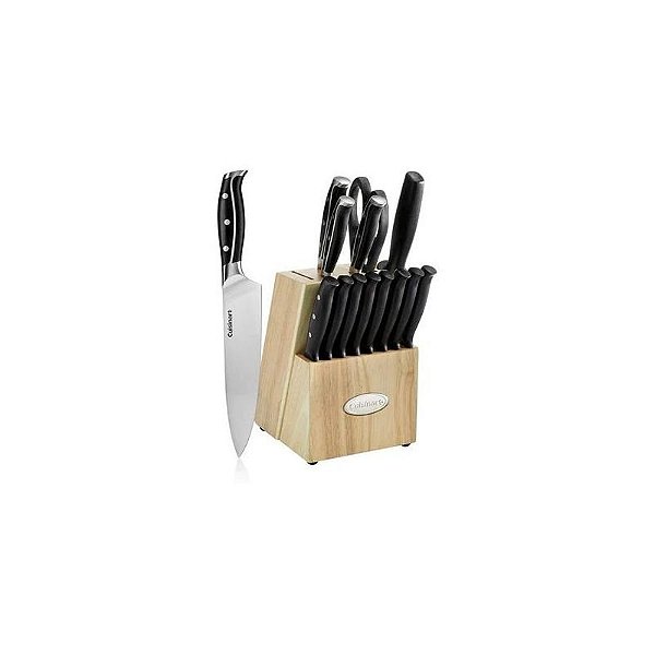 Conjunto de Facas Cuisinart 15 Peças - Preto C77TRN-15P