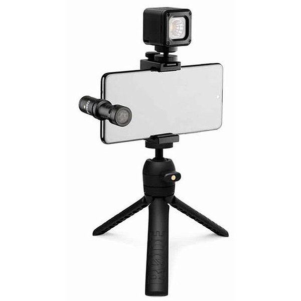 Kit Rode Vlogger USB-C com Microfone Videomic Me-C para Criadores de Conteúdo