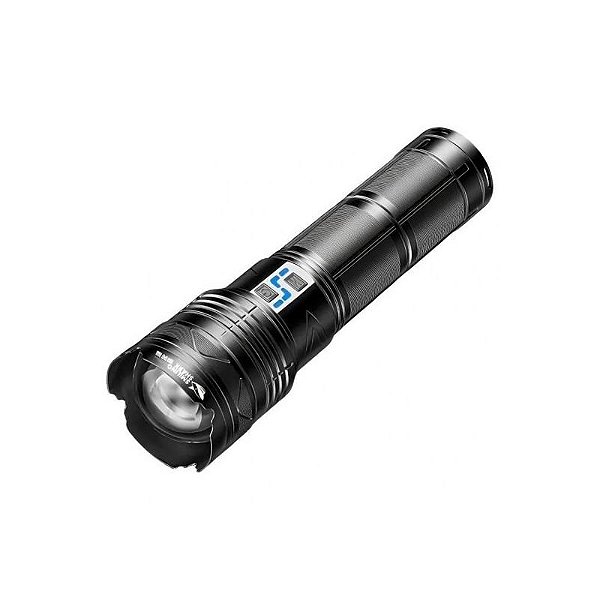 Lanterna Portátil Tubarão Sorridente ST-5310 Preta com Bateria e Cabo USB-C