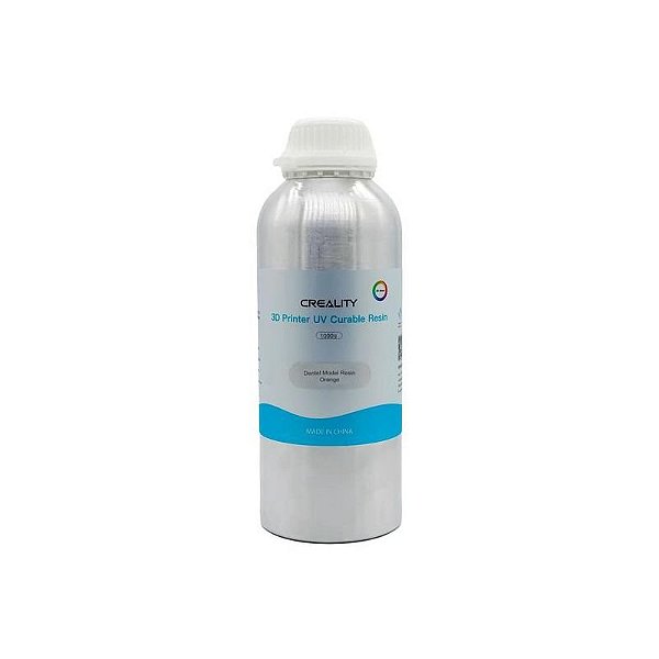 Resina Dentária Creality para Impressora 3D - 1KG - Laranja