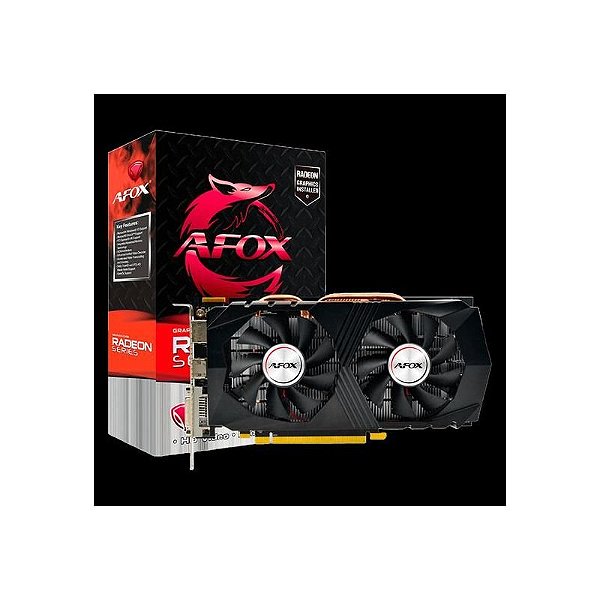 Placa de Vídeo Afox R9-370 4GB GDDR5 com Desempenho Avançado e Alta Eficiência