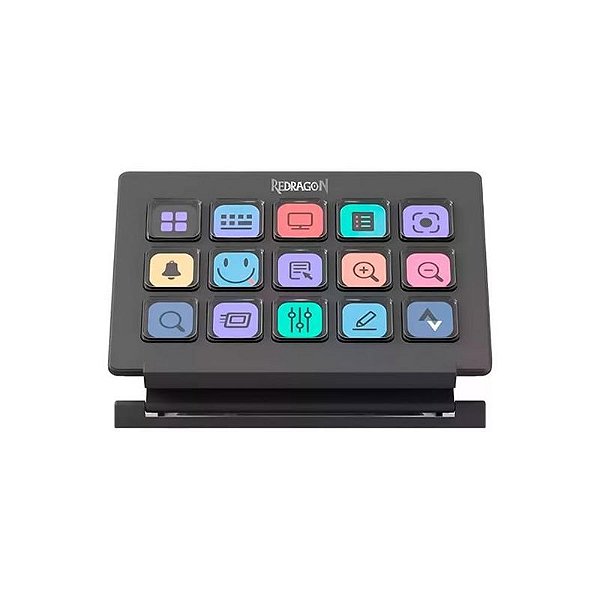 Controlador de Streaming Redragon SS-550 - Preto para Jogos e Transmissões ao Vivo