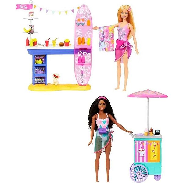 Barbie Passeio na Praia - Boneca Mattel de Luxo
