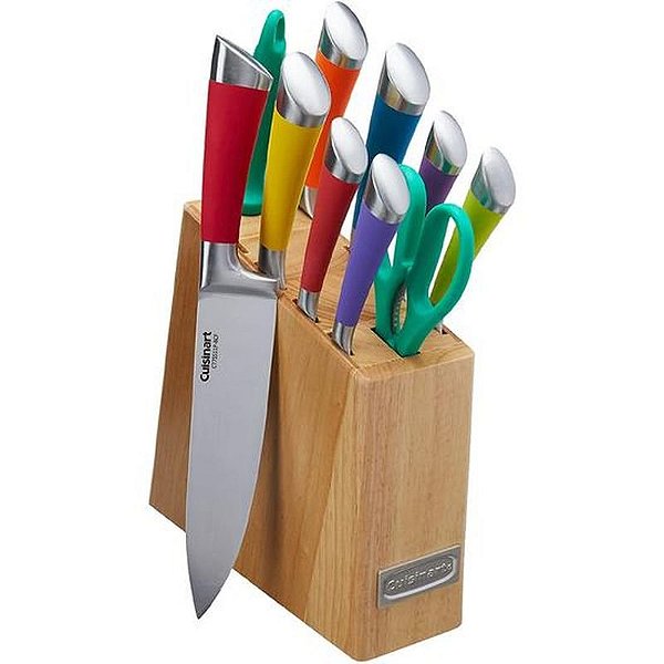 Conjunto De Facas E Talheres Cuisinart C77Ss-11P Coloridos - 11 Peças