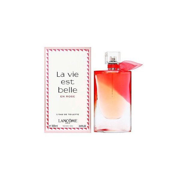 Perfume Loção Lancome La Vie Est Belle En Rose Eau De Toilette 100Ml