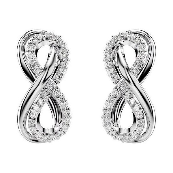 Brincos Swarovski Hyperbola 5687269 - Elegância e Sofisticação em Cristal