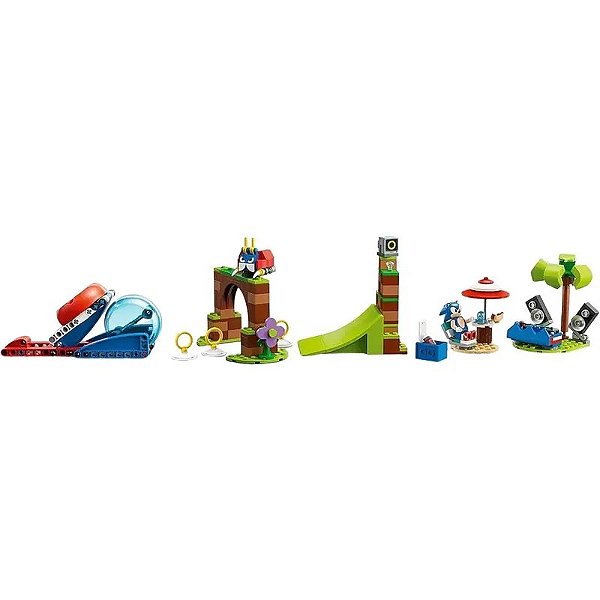 Jogo LEGO SONIC 76990 292 Peças Desafio da Esfera de Velocidade do SONIC