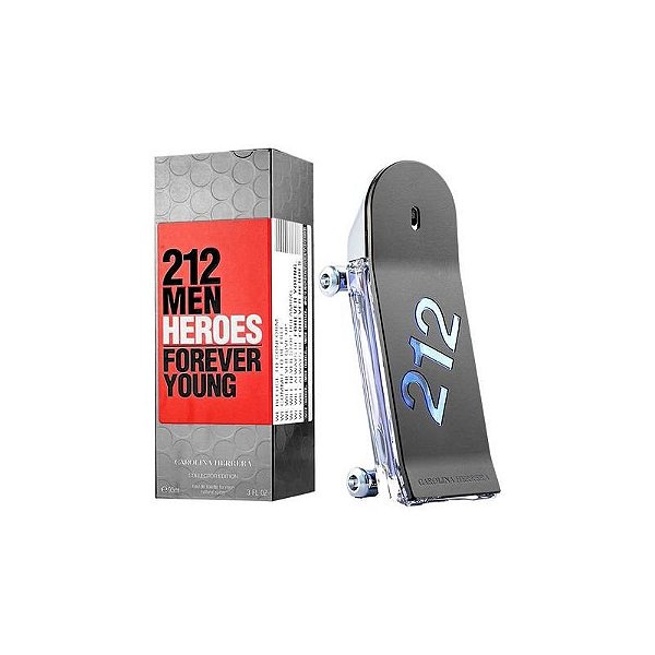Perfume Carolina Herrera 212 Heroes Laundry Eau de Toilette 90ML - Fragrância Fresca e Elegante
