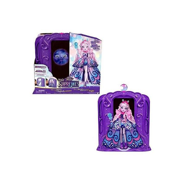 Boneca Mágica Pixie Supremes com Espelho - Magic Mixies