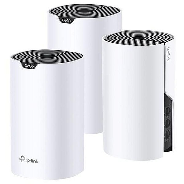 Roteador TP-Link Deco S7 Mesh Wi-Fi AC1900 - Kit com 3 Unidades - Dual Band Branco