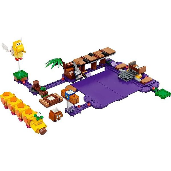Conjunto de Expansão Lego Super Mario Pântano Venenoso do Wiggler 71383 - 374 Peças