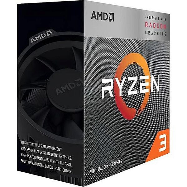 Processador Amd Ryzen 3 5300 - 4.0 Ghz, 8 Mb Cache, Alto Desempenho