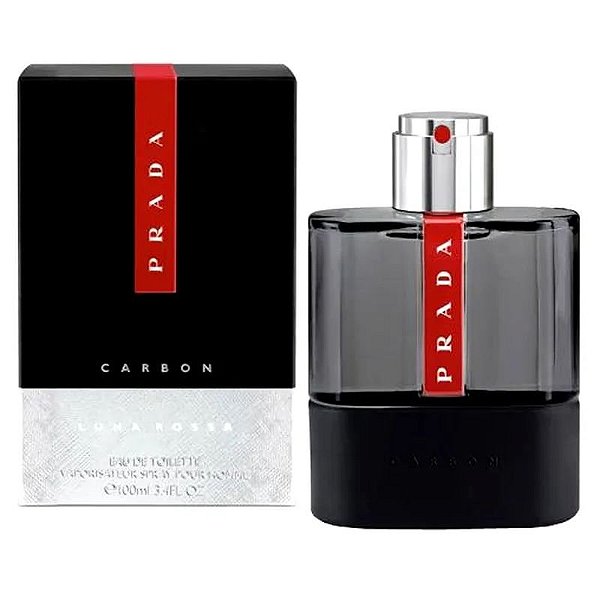 Perfume Prada Carbon Luna Rossa 100ml EDT - Fragrância Masculina de Luxo