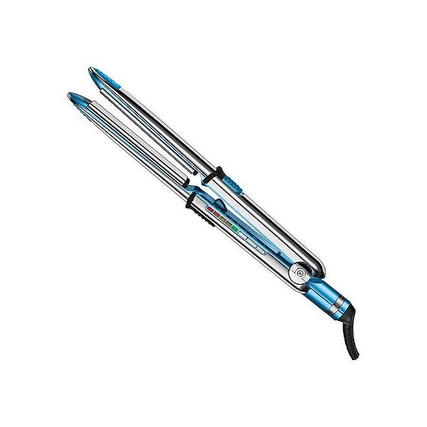 Prancha Alisadora Babyliss Pro Nano Titanium Optima 3000 - Edição Especial. Cor Azul Claro/Prata.