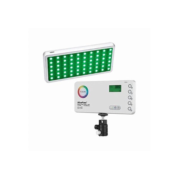 Luz de Vídeo RGB Nicefoto TC 168 com Bateria Interna