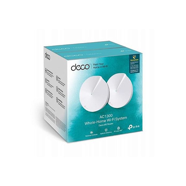 Roteador Tp-Link Deco M5 Cobertura Completa Pack De 2 Ac1300