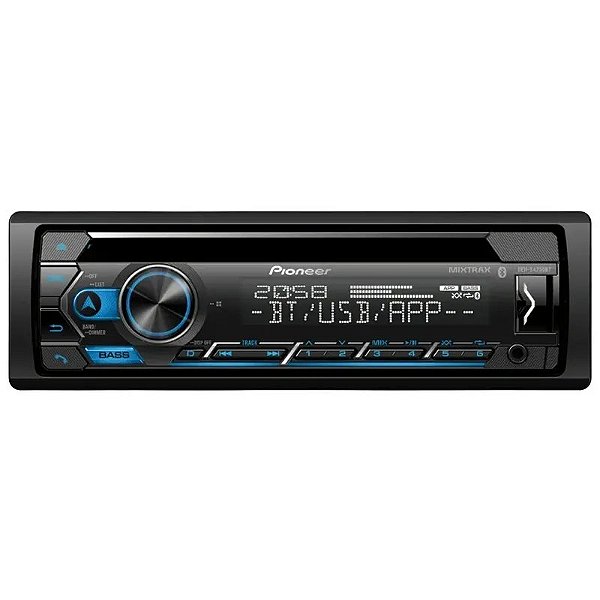 Pioneer Deh-S4250Bt - Reprodutor De Cd Com Usb, Bluetooth E Auxiliar - Preto