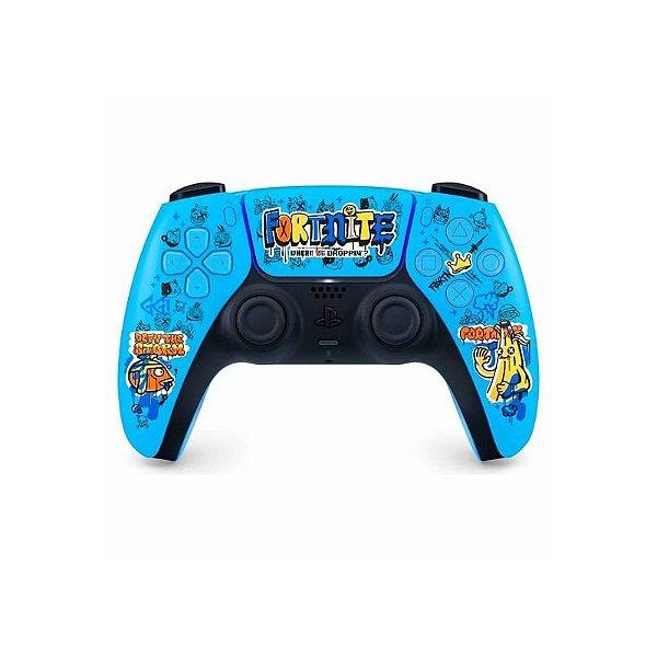 Controle Sem Fio DualSense Sony para PS5 - Edição Fortnite Azul