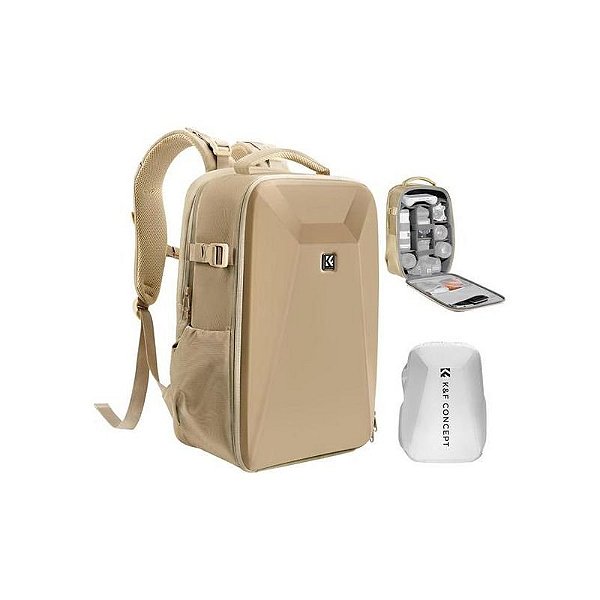 Mochila K&F Concept para Câmera nas Cores Preto, Azul, Caqui, Verde e Cinza