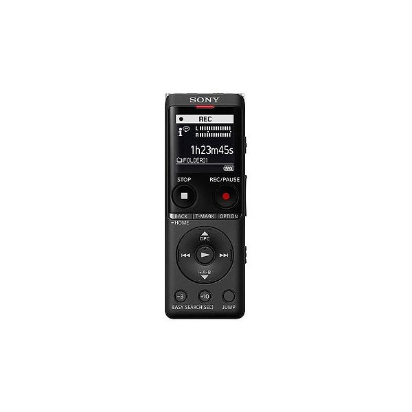 Gravador de Áudio Digital Sony ICD-UX570F com 4GB de Memória Interna