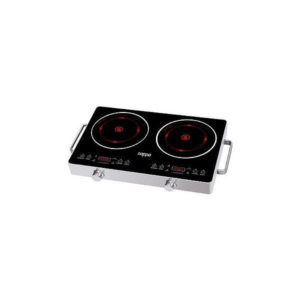 Cooktop Elétrico Infravermelho Nappo NEE-206 2 Queimadores 220V Preto