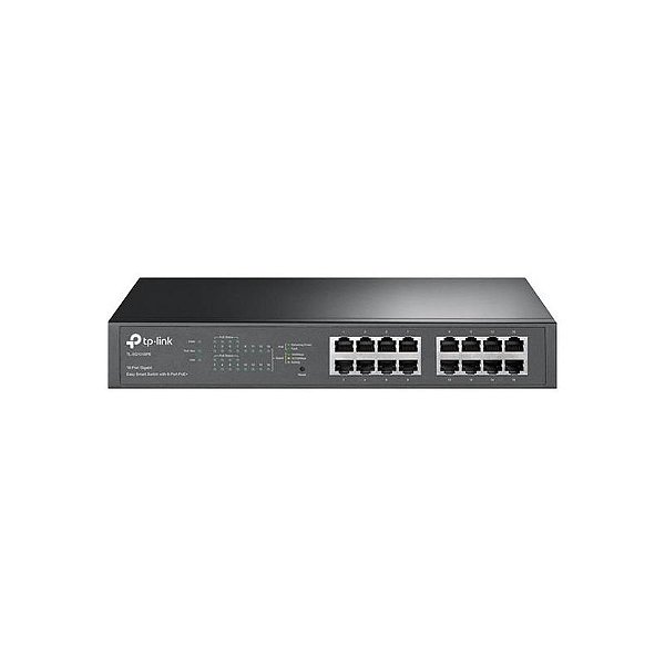 Switch De Rede Tp-Link Tl-Sg1016Pe 16 Portas Gigabit Com Poe+