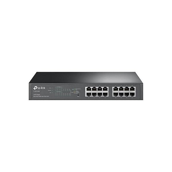 Hub Switch Profissional TP-Link TL-SG1016PE 16 Portas Gigabit / 8 Portas Poe+