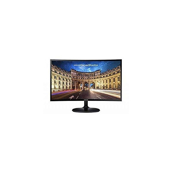 Monitor Curvo Samsung LC24F390FHL 24 HD com Entradas VGA e HDMI