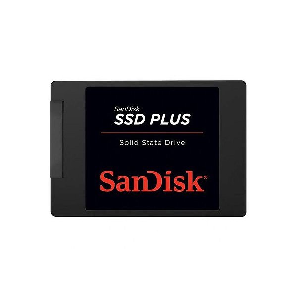 SSD Sandisk Plus 2TB 2.5 SATA III com Leitura 545MB/s e Gravacao 450MB/s - SDSSDA-2T00-G26