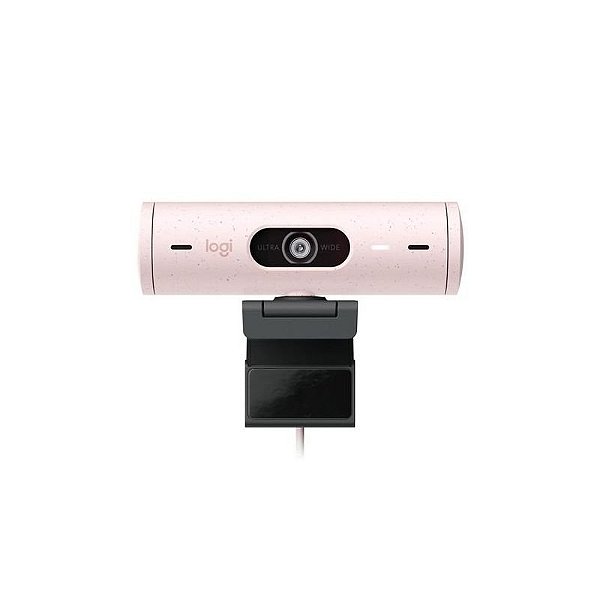 Câmera Logitech Brio 500 Full Hd 1080P Com Hdr Rosa