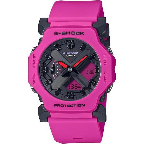 Relógio Casio G-Shock Ga-2300-4Adr Masculino Analogico/Digital - Rosa E Preto