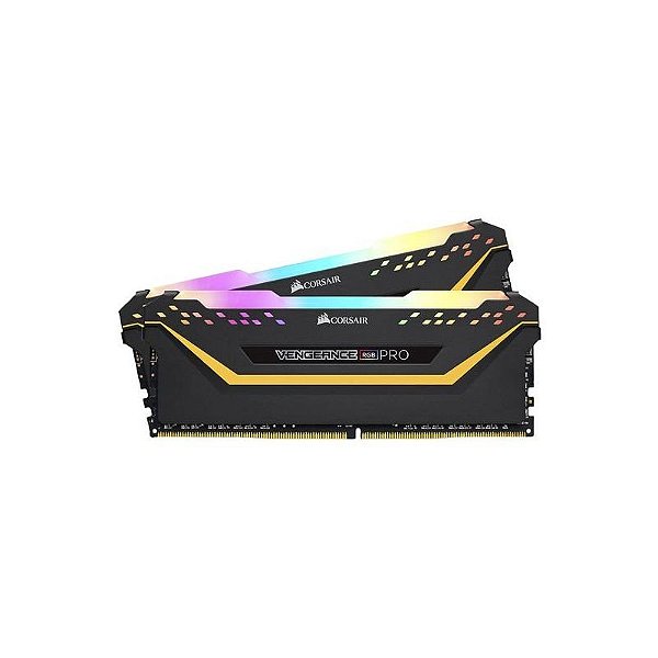 Memória RAM Corsair Vengeance Pro RGB 32GB (2x16GB) DDR4 2666MHz - CMW32GX4M2A2666C16