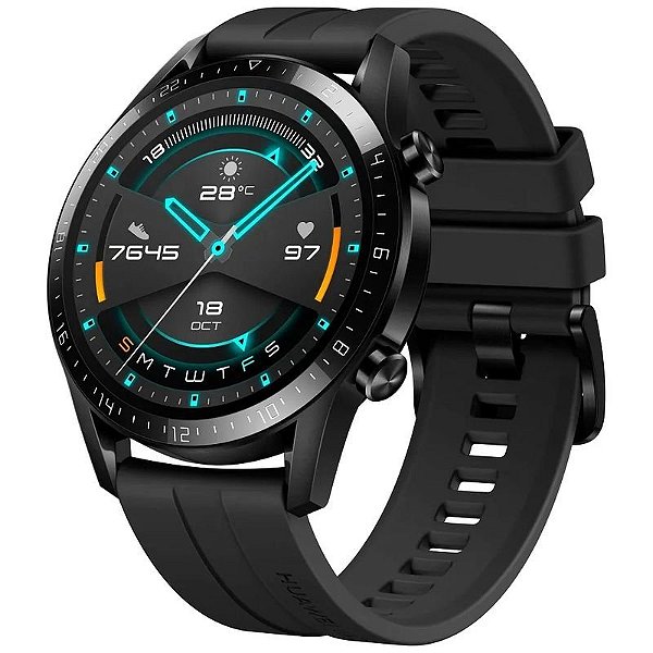 Relógio Inteligente Huawei Watch GT 2 46mm - Preto Fosco LTN-B19