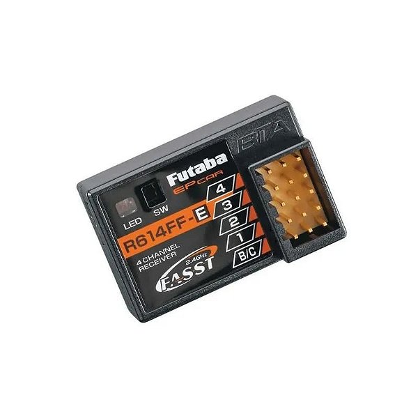 Rádio Controle Futaba R614Ff-E 4 Canais 2.4Ghz - Kit Com 4 Receptores