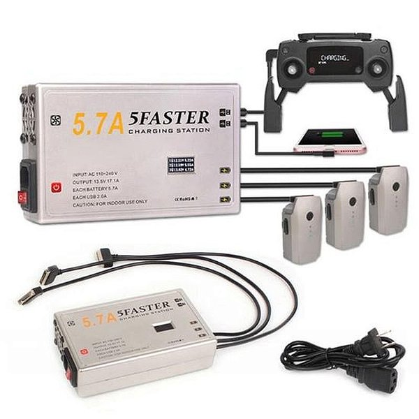 Drone Dji Part Mavic 5In1 Carregador Mv Dc226