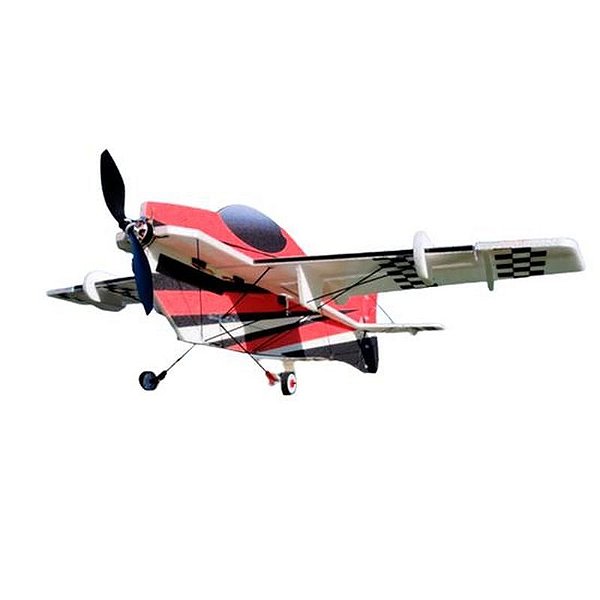 Modelismo Piloto RC Shock Flyer PNP Versão Branco Vermelho