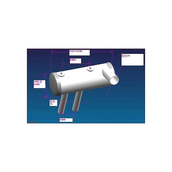 Silenciador Dle Pitts 40-60Cc 023232M