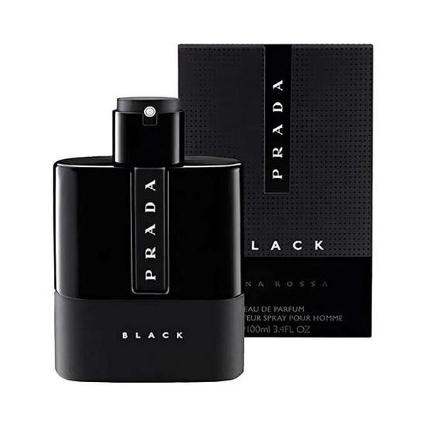 Perfume Prada Luna Rossa Black 100ML - Elegância e Sofisticação em Cada Fragrância