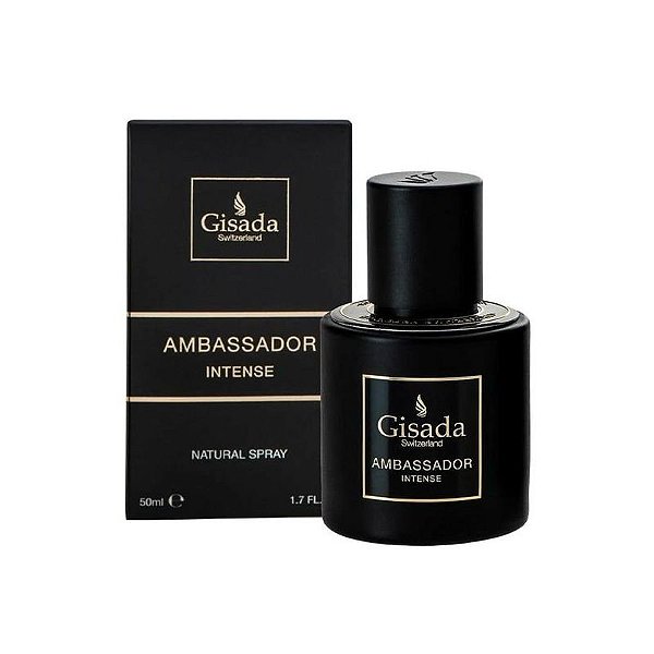 Perfume Masculino Gisada Ambassador Intense - 100ML - Fragrância Elegante e Marcante