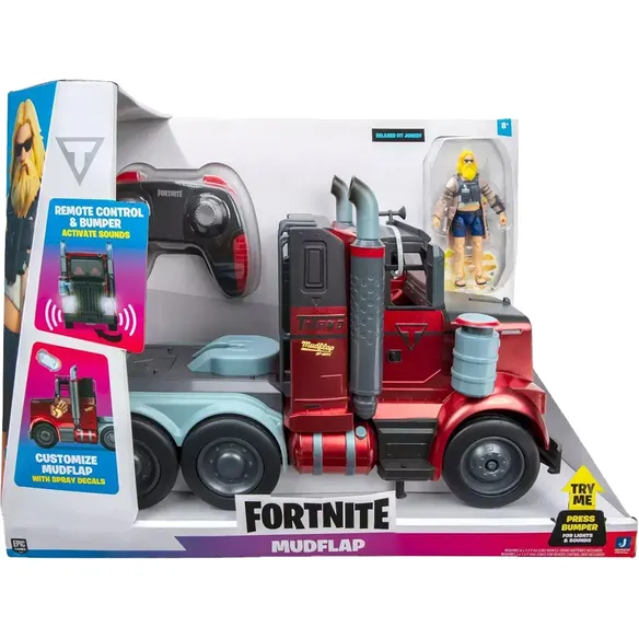 Carro De Controle Remoto Fortnite Mudflap 2.4Ghz Jazwares Fnt0733