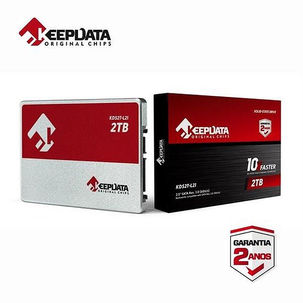 Ssd De Alta Capacidade Keepdata 12Tb Sata3 2.5 500Mb/S Leitura 450Mb/S Gravação