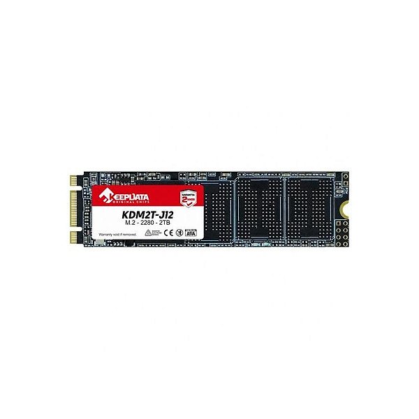 SSD Keepdata 2TB M.2 SATA - Leitura 550MB/s, Gravação 500MB/s, Modelo KDM2T-J12