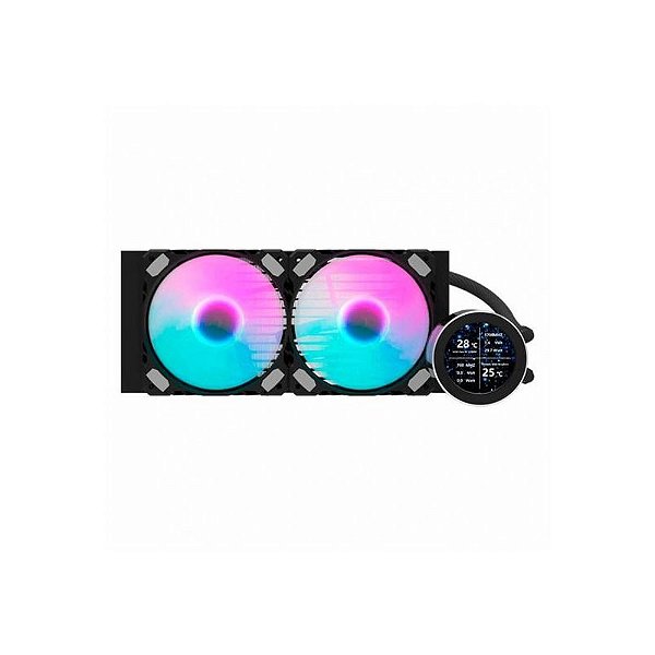 Cooler para Água Aigo Darkfalsh DN240S Nebula Preto com Display 2.1