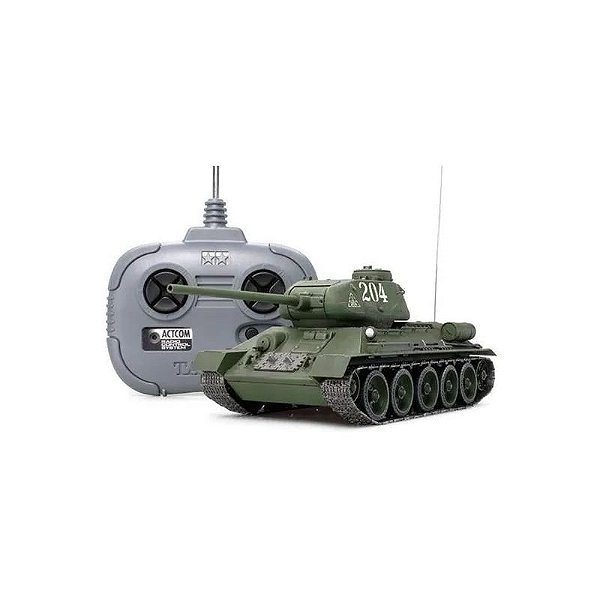Tanque Tamiya 1/35 Rc T34-85 Russo 48208