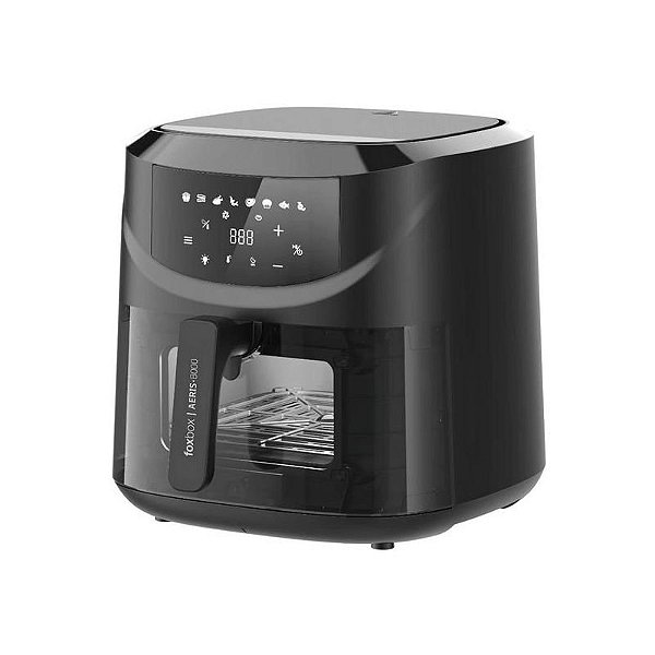 Fritadeira Elétrica Foxbox Airfryer AERIS-8000-NV 240V 8L - Preto