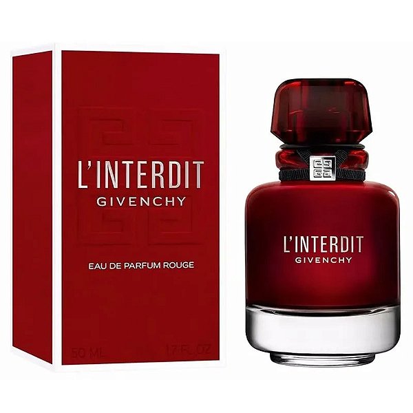 Perfume Givenchy L'Interdit Red Eau De Parfum 50Ml Feminino - Elegância E Sofisticação